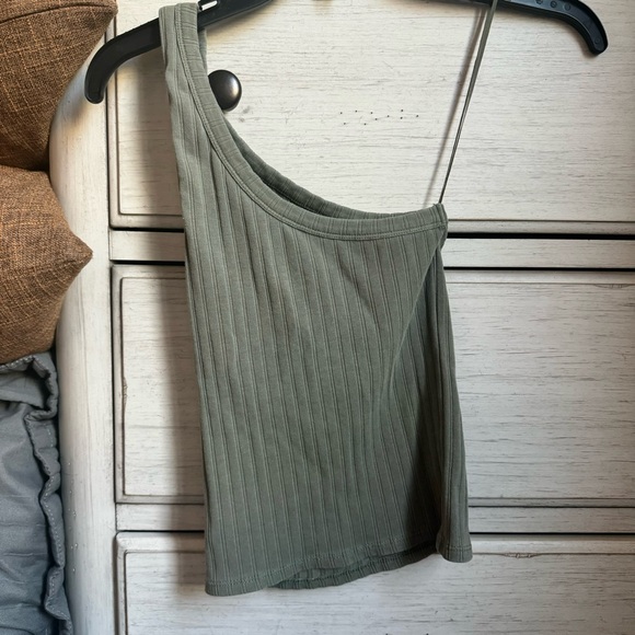 American Eagle Outfitters Tops - AE One Shoulder Tank Top